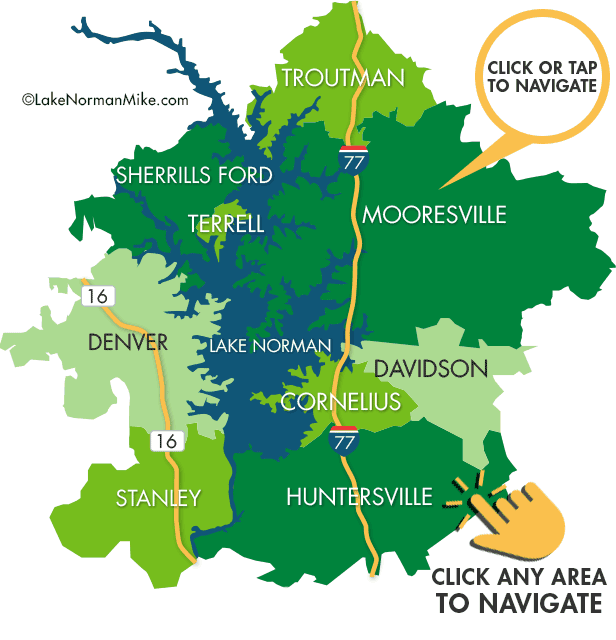 Mooresville Nc Zip Code Map Mooresville, NC   Lake Norman Real Estate Agent :: Lake Norman Mike