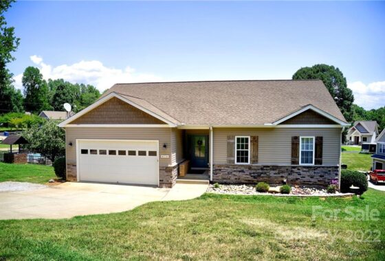 Single-story house in suburban neighborhood for sale